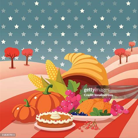 Thanksgiving Cornucopia Illustration Photos and Premium High Res Pictures - Getty Images