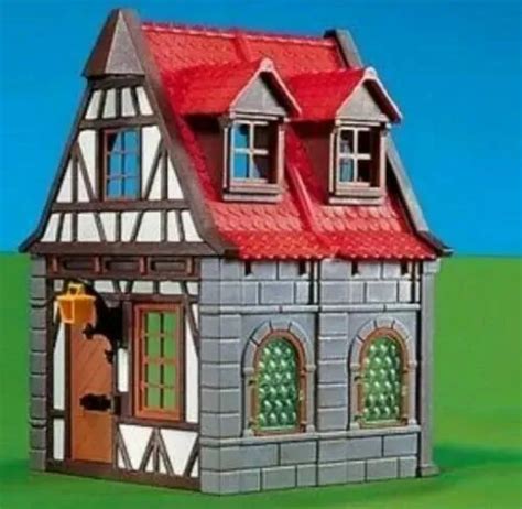 PLAYMOBIL 7109 KNIGHTS Set Medieval House Castle Steck System 1995 New $89.00 - PicClick