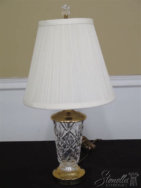 LF47161EC: Small WATERFORD Crystal Table Lamp w. Shade | eBay