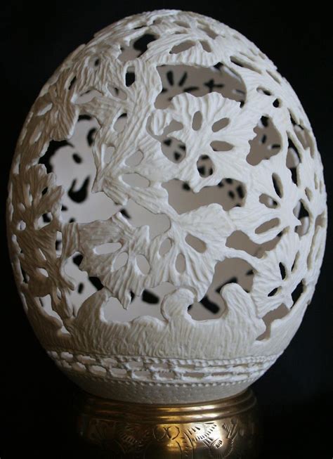 17 Best images about Ostrich Egg Art on Pinterest | Shelters, Carving ...