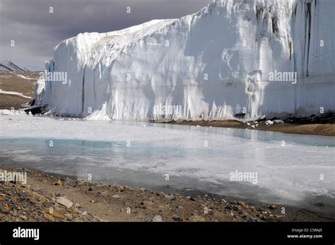 Canada Glacier, Taylor Valley, McMurdo Dry Valleys, Antarctica Stock ...