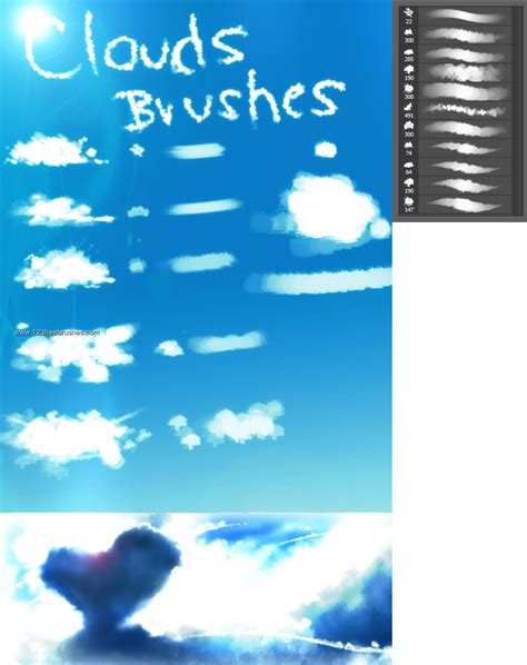 Clouds | Cs3 Photoshop Brushes | 123Freebrushes