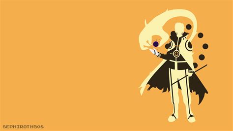 Hokage Uzumaki Naruto (Bijuu Mode) | Minimalist by Sephiroth508 on ...