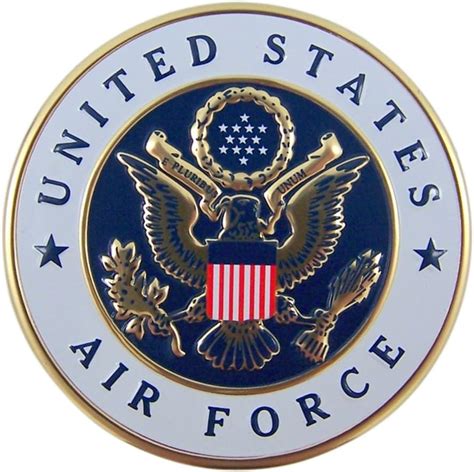 Amazon.com: United States Air Force Military Metal Auto Decal Emblem, 2 ...