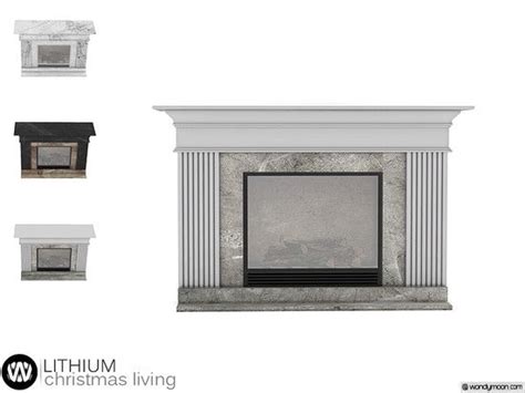 - Lithium Christmas Living - Fireplace Found in TSR Category 'Sims 4 ...