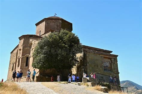 Georgian Orthodox Architecture of Jvari Monastery Editorial Photography - Image of church ...