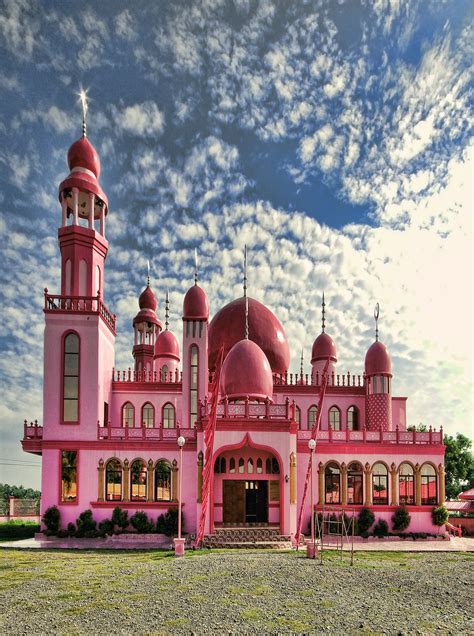 Pink Mosque of Datu Saudi Ampatuan, Maguindanao in Philippines