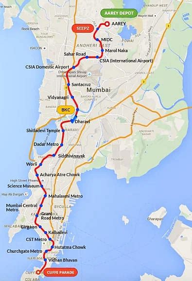 Mumbai Metro Line-3: MMRC Completes Detailed Project Report For 5-Km ...