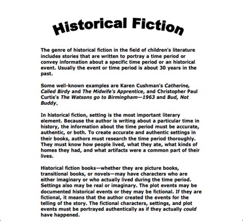 Explore 1 - Historical Fiction