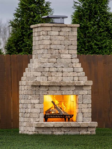 DIY Outdoor Fireplace Kits are Affordable and Easy to Build