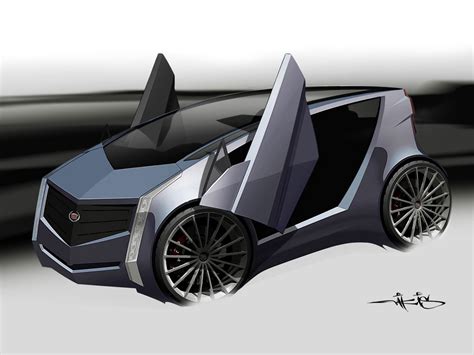 Cadillac Urban Luxury Concept Design Sketch - Car Body Design