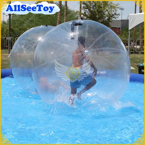 Hot Sale Inflatable Water Game Play Ball,Water Walking Ball for Kids and Adults,T Zipper Clear ...