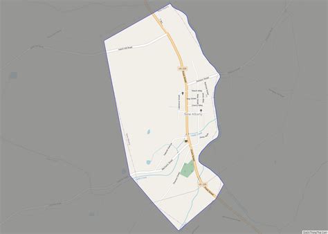 Map of New Albany borough, Pennsylvania - Thong Thai Real