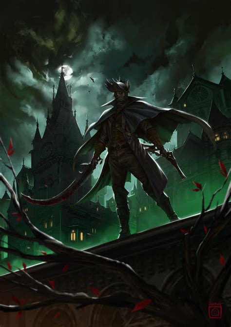 ArtStation - Hunter / Bloodborne fanart illustration