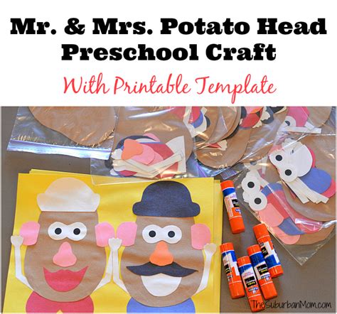 Mr And Mrs Potato Head Craft For A Toy Story Party