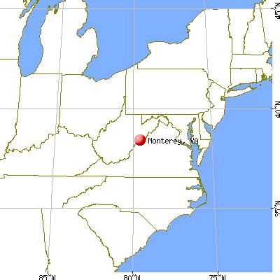 Monterey, Virginia (VA 24465) profile: population, maps, real estate, averages, homes ...