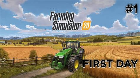 first farming video 2023 | farming simulator 20 | #1 | first day | # ...