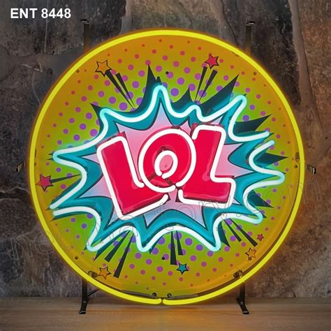 ENT 8448 LOL Popart neon sign – High quality at the best price