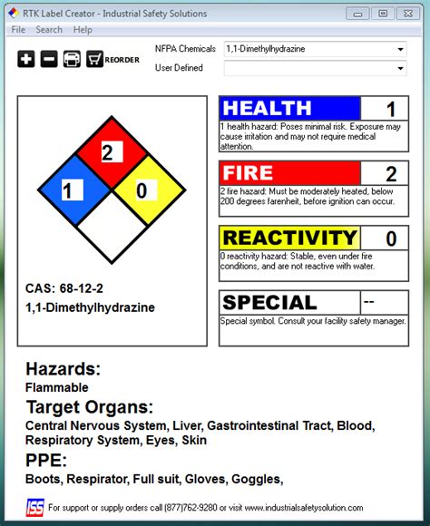 Chemical Hazard Label Colors - Best Label Ideas 2019