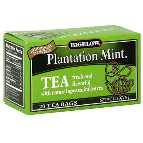 Bigelow Plantation Mint Tea, 20ct (Pack of 6) - Walmart.com - Walmart.com