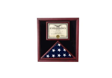 Buy Hand Crafted Flag Display Cases With Certificate Holder, made to ...