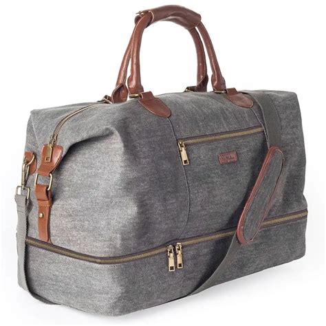 Mealivos 2020 Fashion Canvas large Weekender Women Bag Overnight Travel bag Carry On Duffel with ...