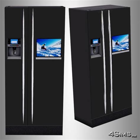 Ultra Modern Refrigerator for Sims 3 - 4Sims | Sims 4, Sims 4 cc furniture, Sims