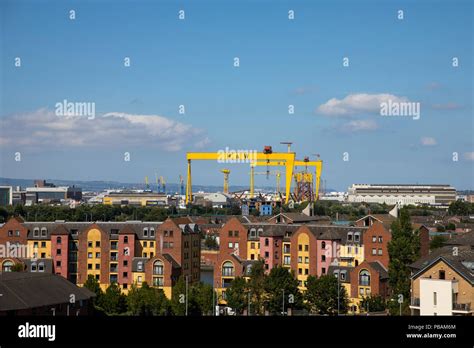 Belfast Skyline - view of Belfast Stock Photo - Alamy