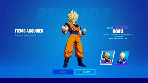 Goku Fortnite: New Goku Skin In Fortnite Season 8!