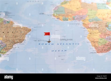 South atlantic ocean map hi-res stock photography and images - Alamy