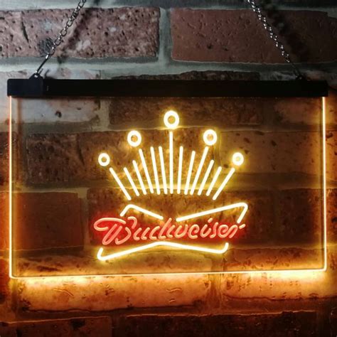 Budweiser Crown 2 Neon-Like LED Sign | FanSignsTime