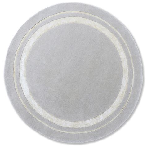 Laura Ashley round rug Redbrook Silver - The Cushion Shop