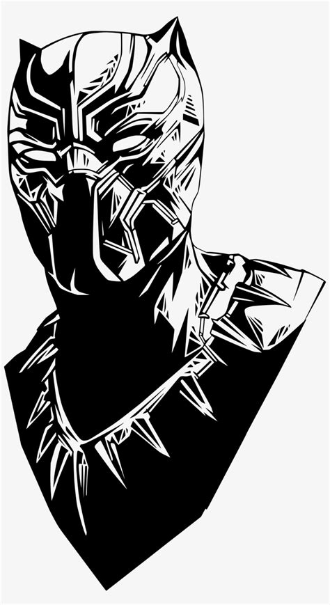 Black Panther - Black Panther Marvel Vector - 2383x4260 PNG Download ...