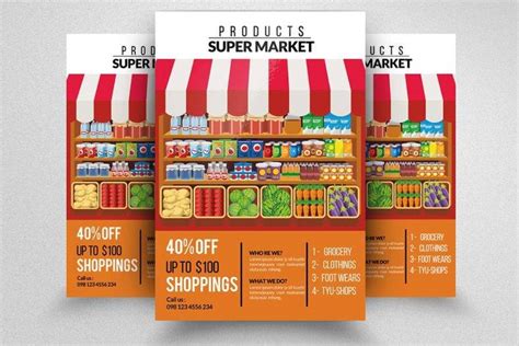 Grocery Store Flyer Template