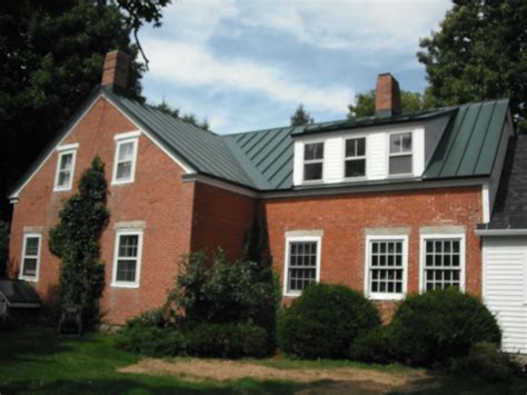 Metal Roofs vs. Shingles | Maine Coast Construction | Red brick house exterior, Brick exterior ...