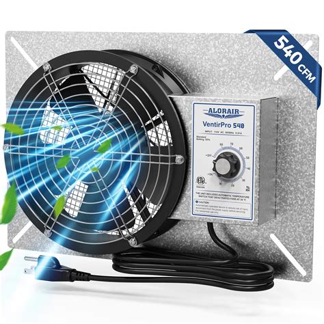 Buy ALORAIR 540 CFM IP-55 Grade Crawlspace Ventilation Fans with ...