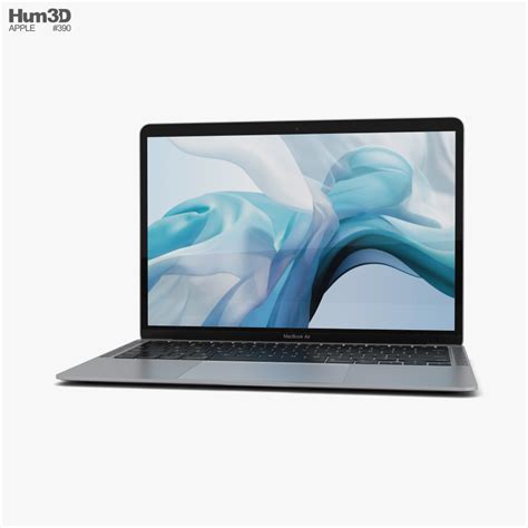 Apple MacBook Air (2020) Silver 3D model - Electronics on Hum3D