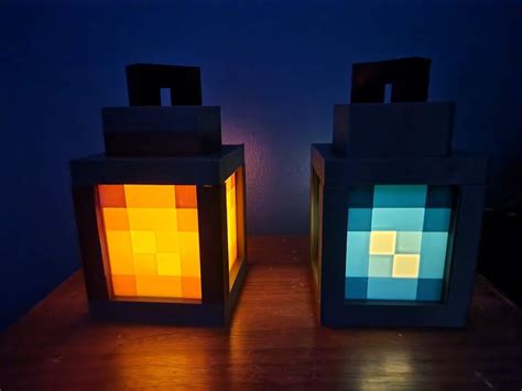 Minecraft Lantern or Soul Lantern Minecraft Themed Decor and - Etsy