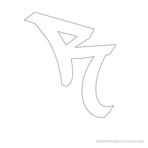 Free Printable Graffiti Alphabet Stencils | Graffiti alphabet, Graffiti alphabet styles ...