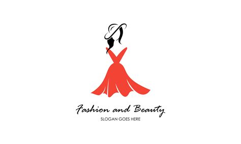 Fashion, Female, Dress and Beauty Logo Graphic by 2qnah · Creative Fabrica