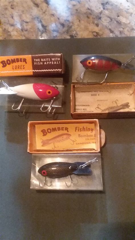 Antique Bomber Lures Set of 3 Combo | Etsy