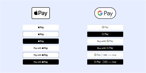 Apple Pay & Google Pay Buttons | Figma