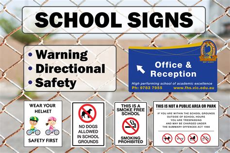 School Safety Signs | Supersigns Australia