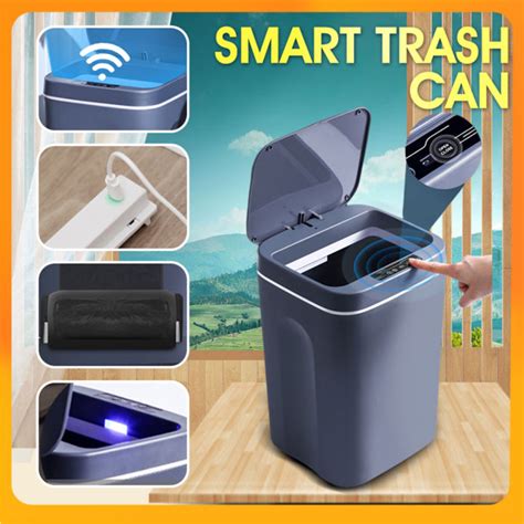 Air Lite Waste Bin Chargeable Smart Trash Can Automatic Rubbish Bin ...