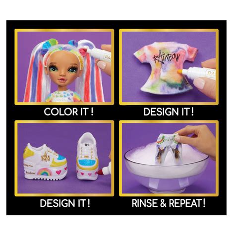 Rainbow High Color & Create Fashion DIY Doll with Green Eyes – L.O.L. Surprise! Official Store