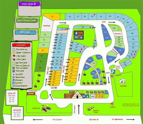 Campground Site Map | Tent camping, South dakota, Campground