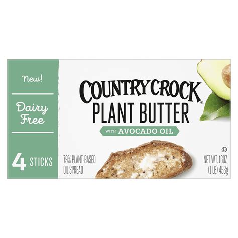 Country Crock Plant Butter with Avocado Oil Sticks, 16 oz., 4 Count ...