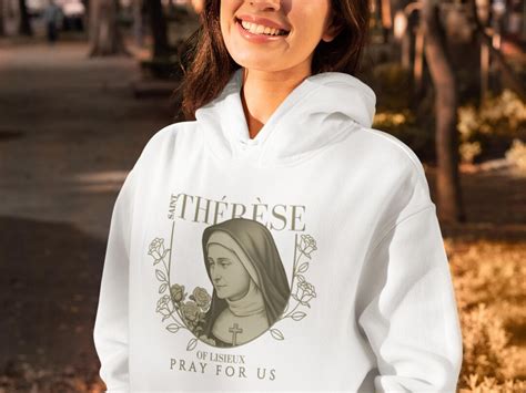 St Therese of Lisieux, Floral Saint Apparel for Women, Saint That's Known for Her little Ways ...