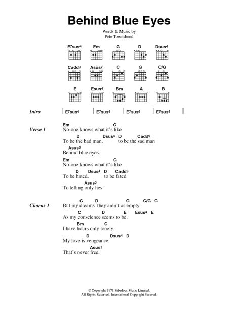 Guitar Chords Lying Eyes