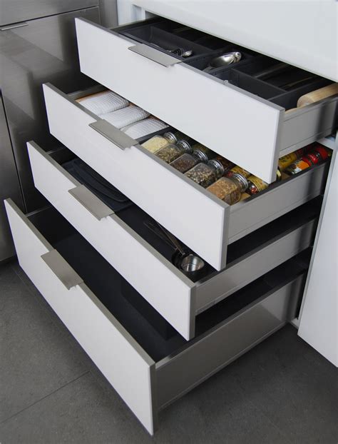 Stainless Steel Drawers - Dura Supreme Cabinetry